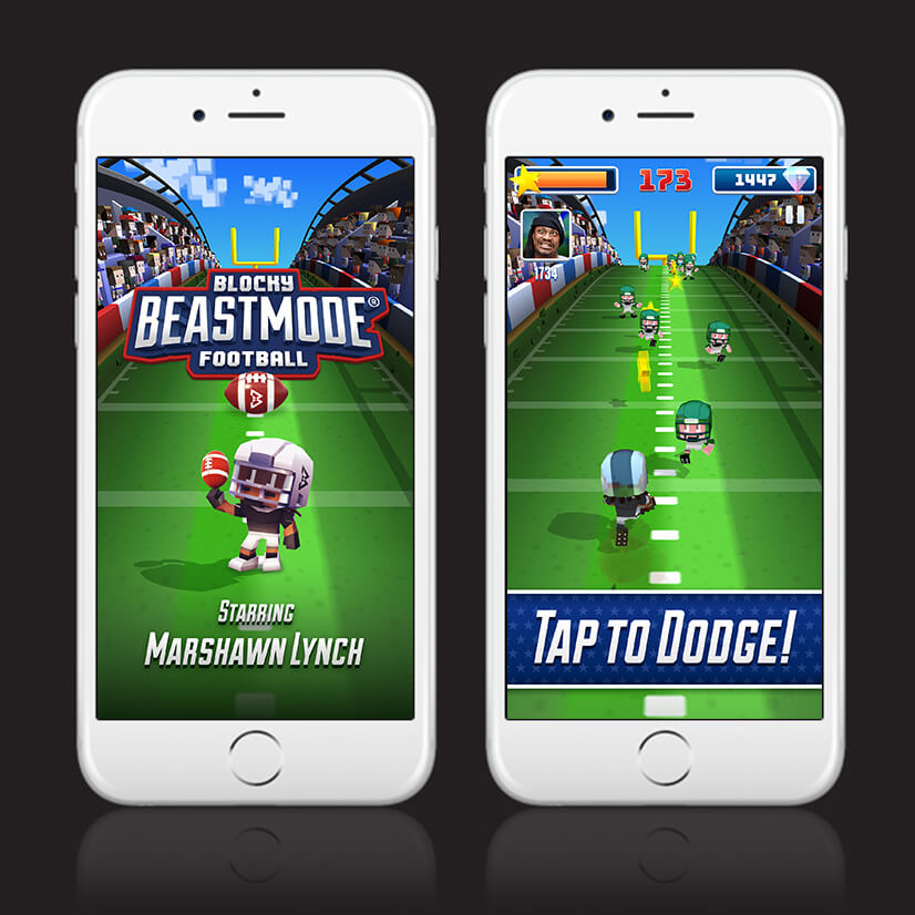 Blocky BEASTMODE® Football